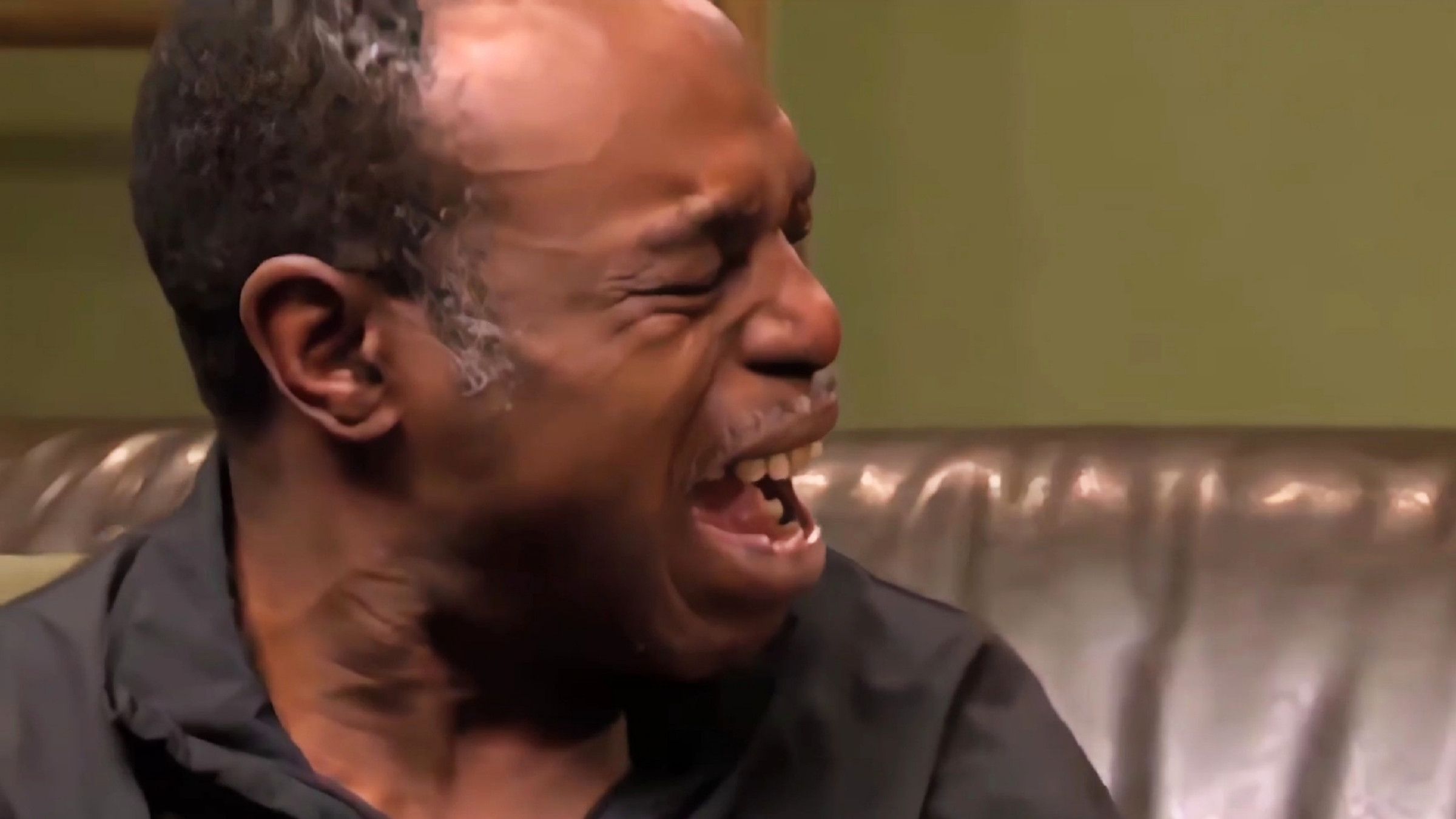 Black Man Crying Meme Template