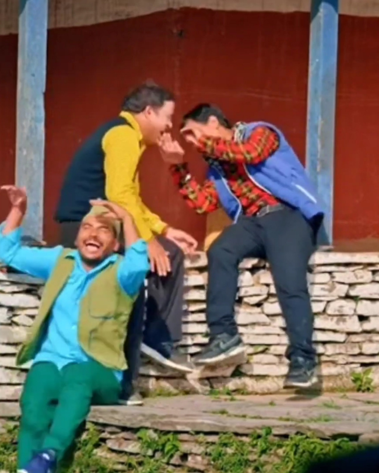 Nepali Men Laughing Meme Template
