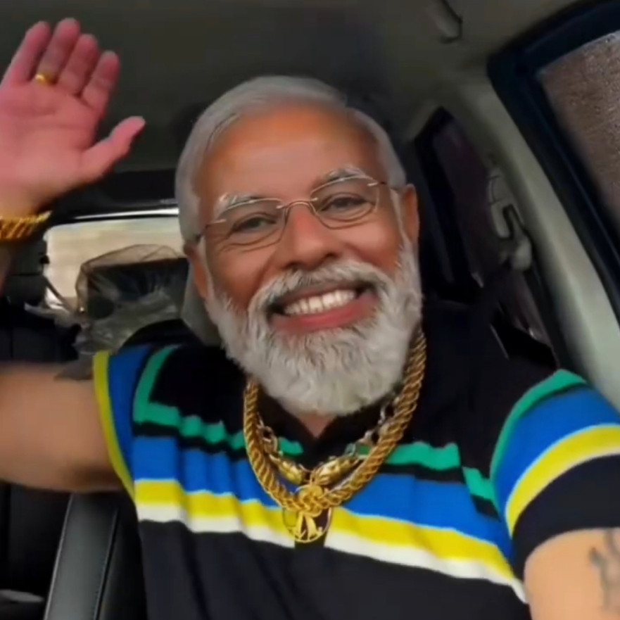 Raja Gujjar Modi Laughing Blank Meme Download & Generator