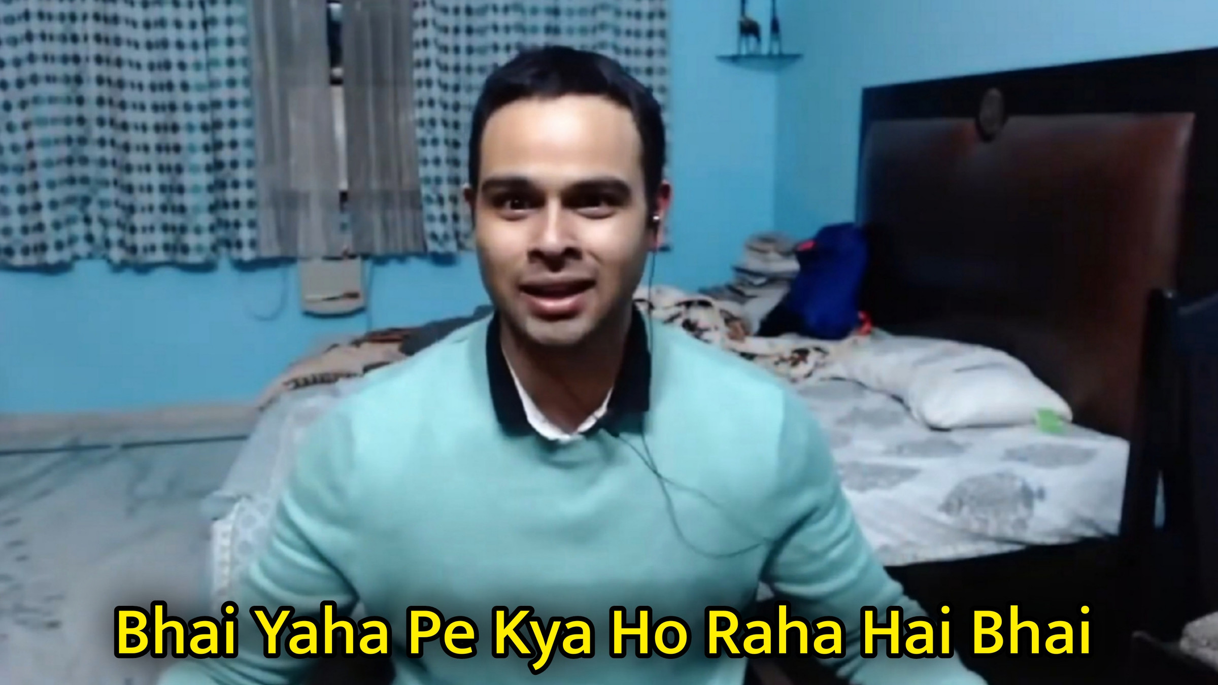Bhai Yaha Pe Kya Ho Raha Hai Bhai Meme Template