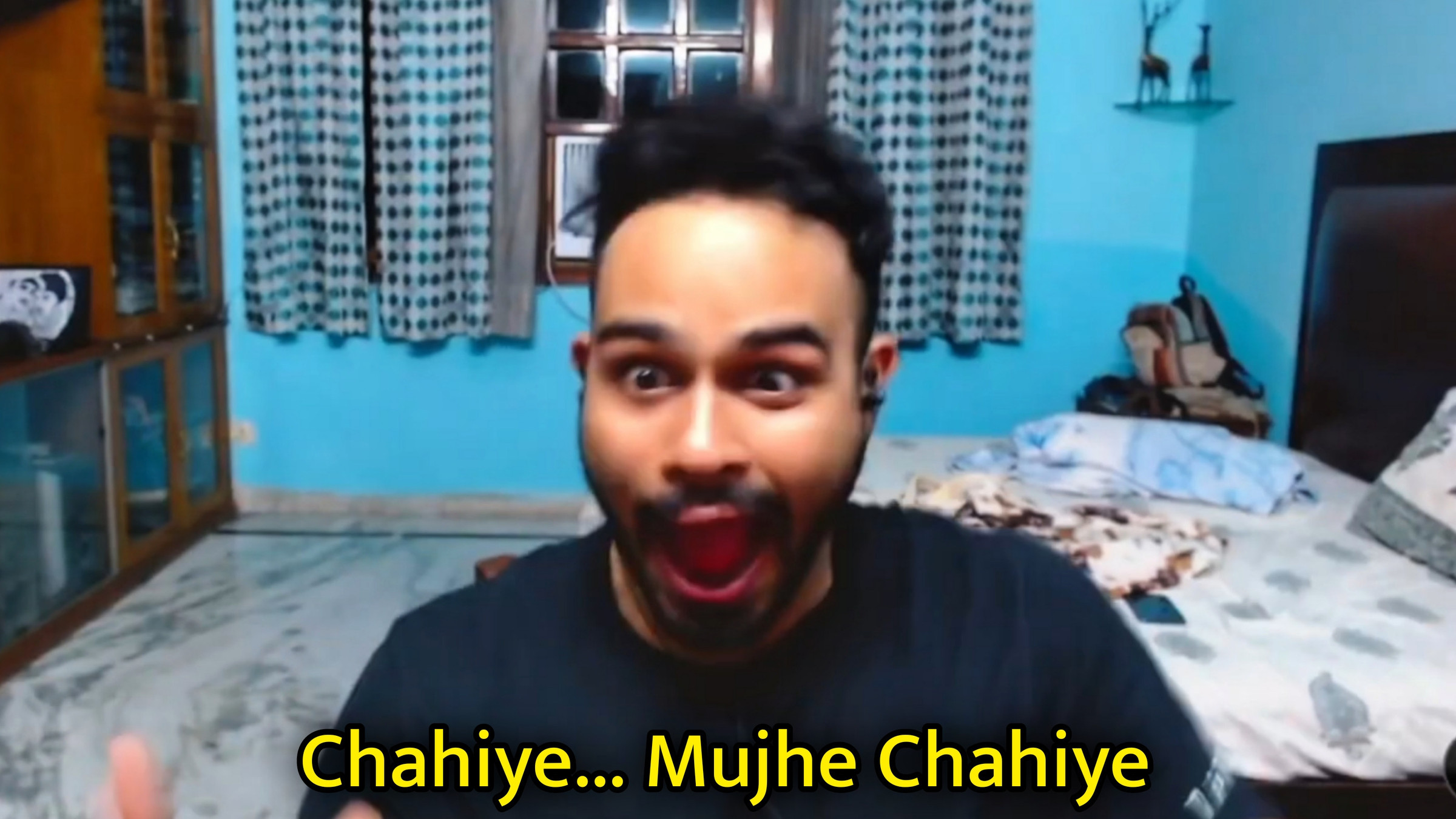 Chahiye Mujhe Chahiye Arpit Bala Meme Template