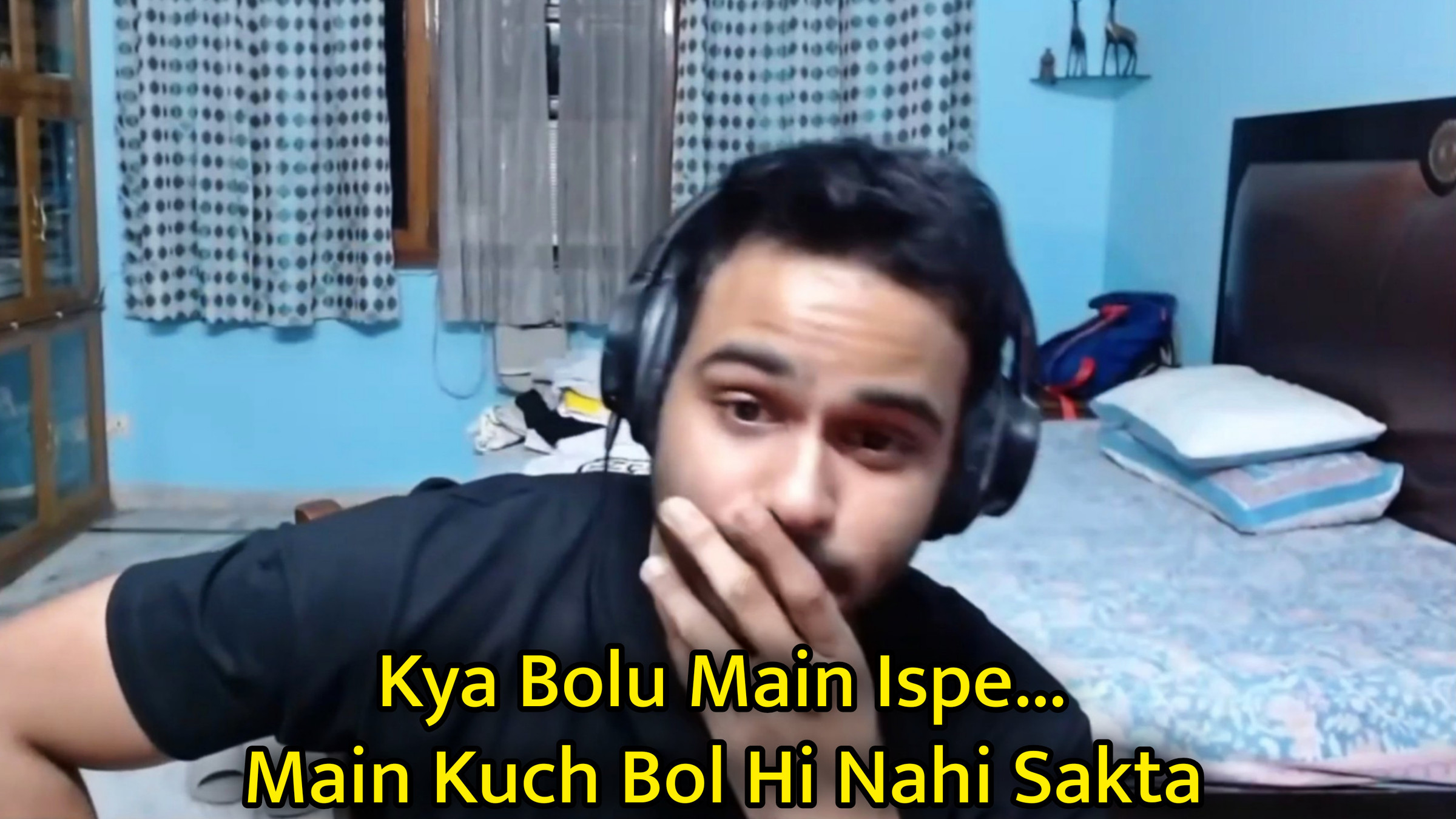 Kya Bolu Main Ispe? Main Kuch Bol Hi Nahi Sakta Meme Template