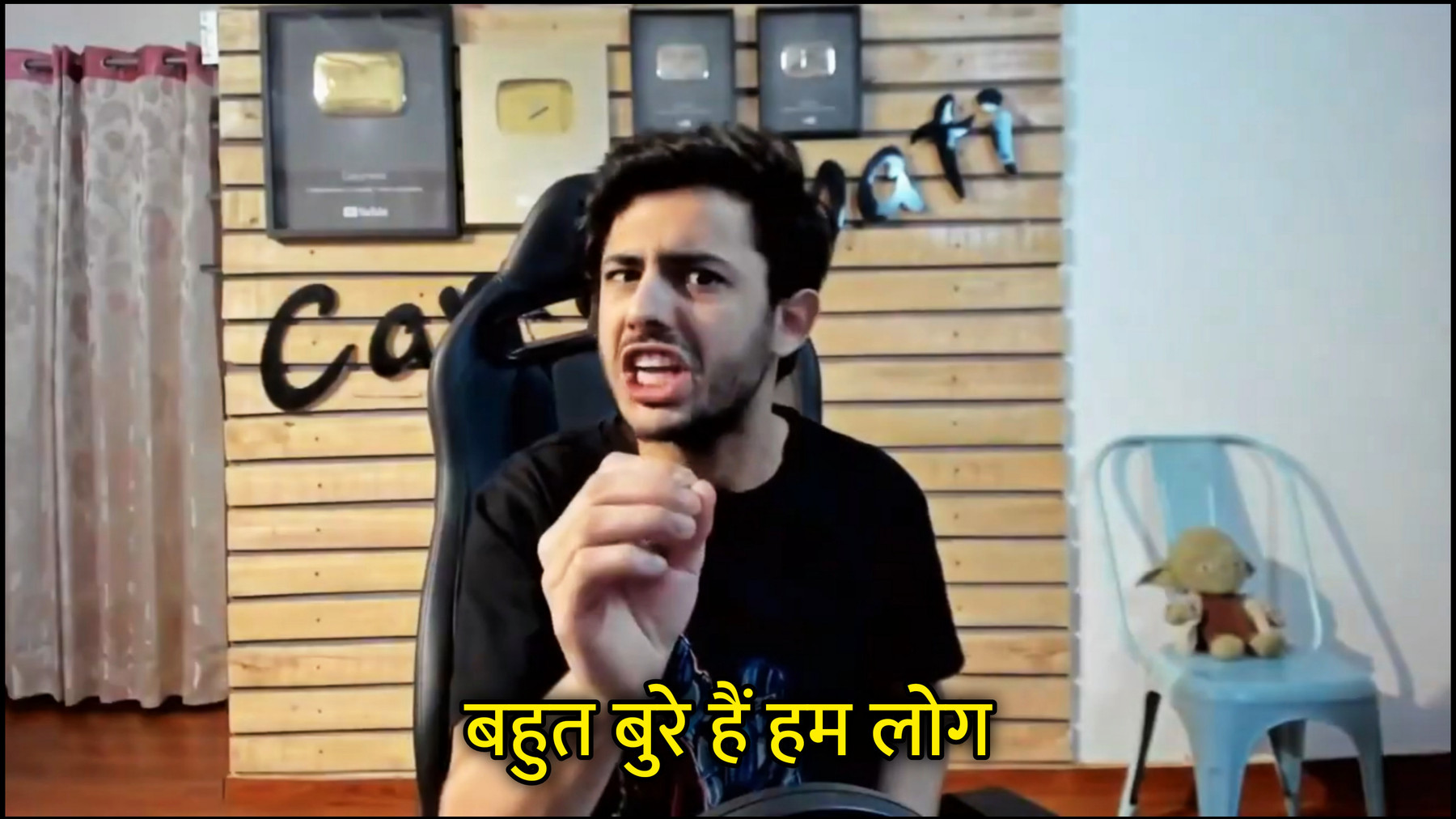 Bahut Bure Hai Hum Log Hindi Meme Template Image