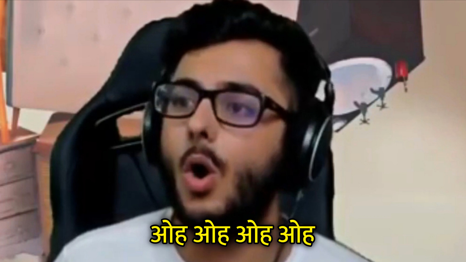 CarryMinati Ohh Ohh Ohh Ohh Hindi Meme Template Image