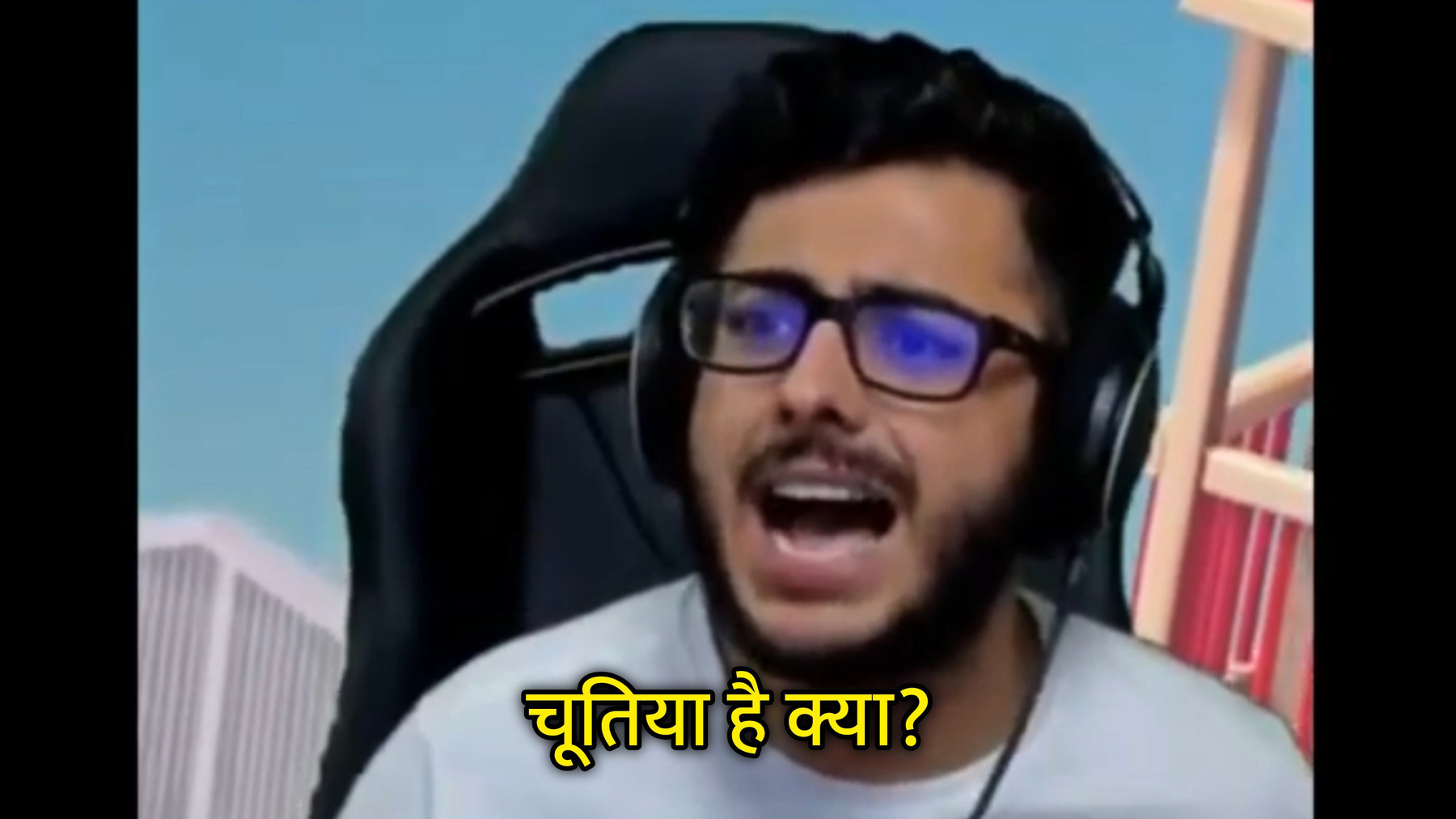Chutiya Hai Kya Hindi Meme Template Image