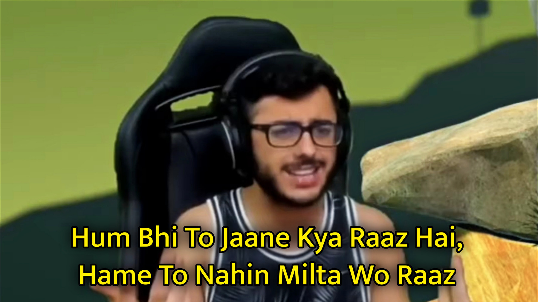 Hum Bhi To Jaane Kya Raaz Hai Meme Template