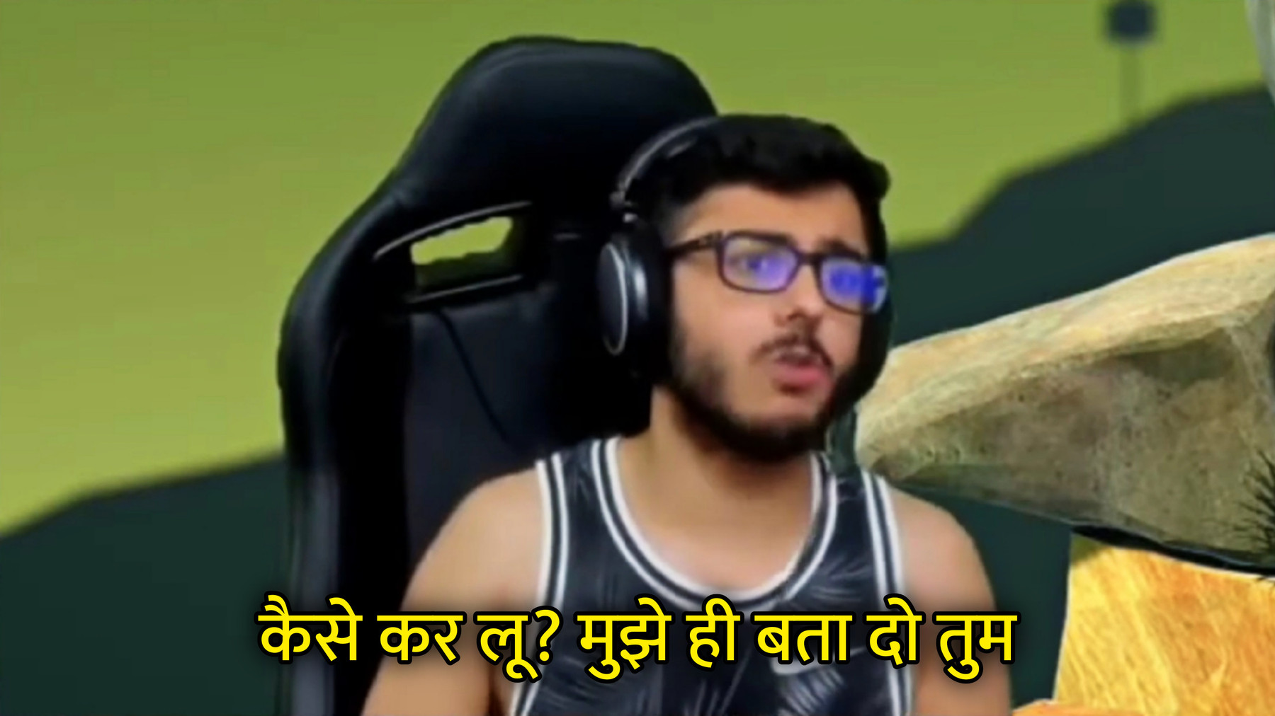 Kaise Kar Lu? Mujhe Hi Bata Do Tum Hindi Meme Template Image