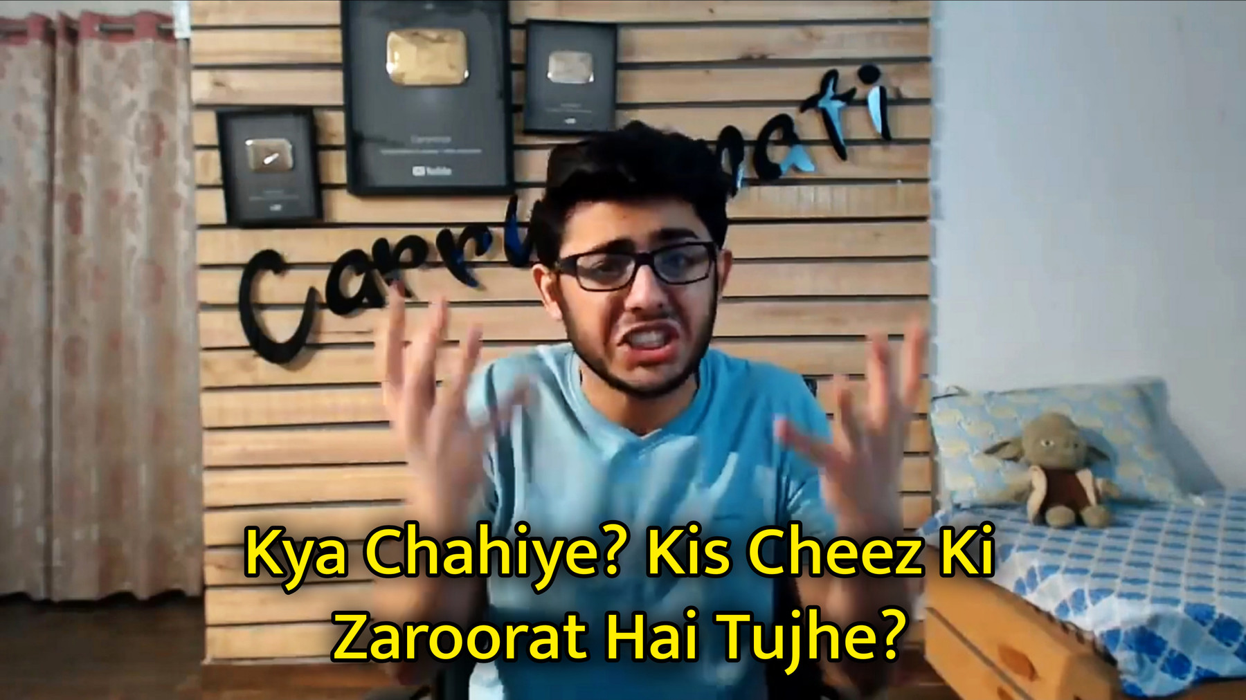 Kya Chahiye? Kis Cheez Ki Zaroorat Hai Tujhe? Meme Template