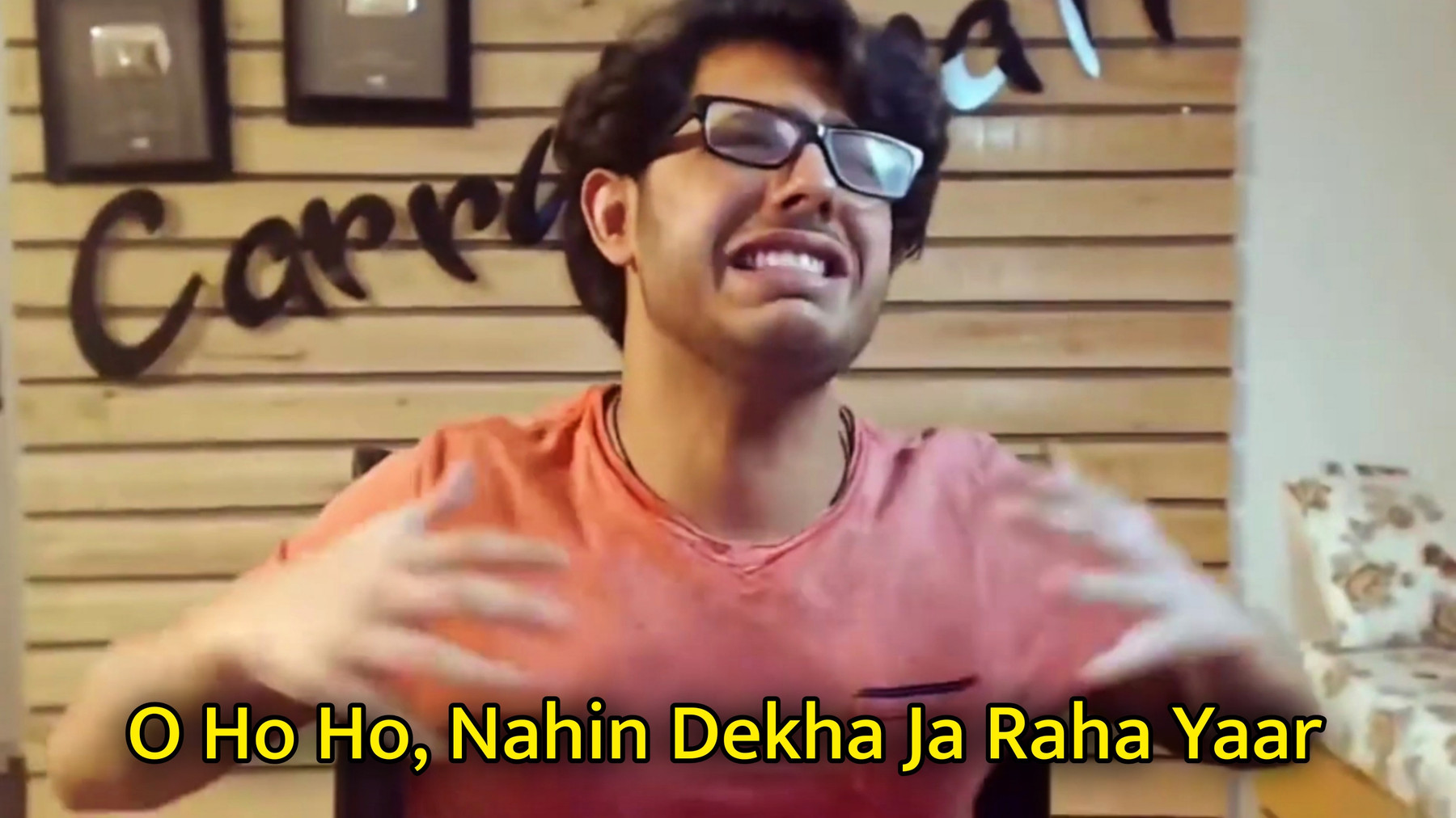 O Ho Ho, Nahin Dekha Ja Raha Yaar Meme Template