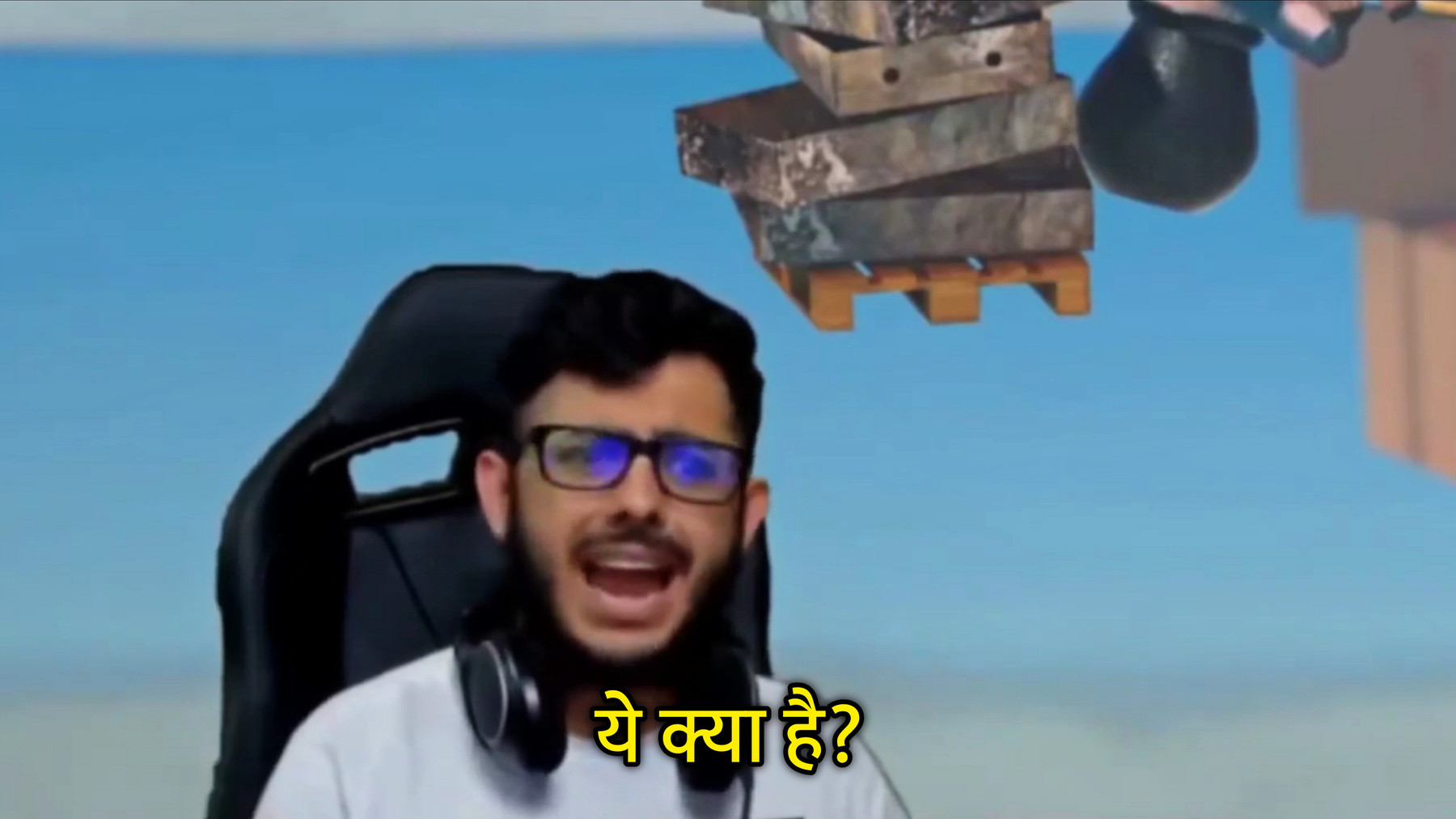 Ye Kya Hai? CarryMinati Hindi Meme Template Image