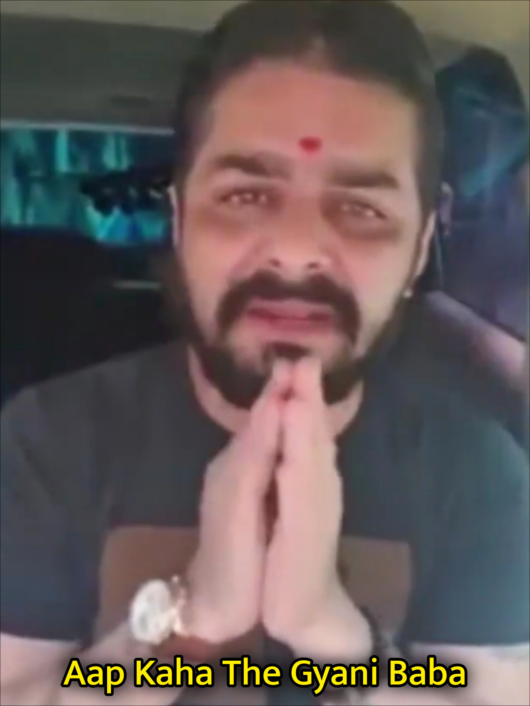Aap Kaha The Gyani Baba Meme Template