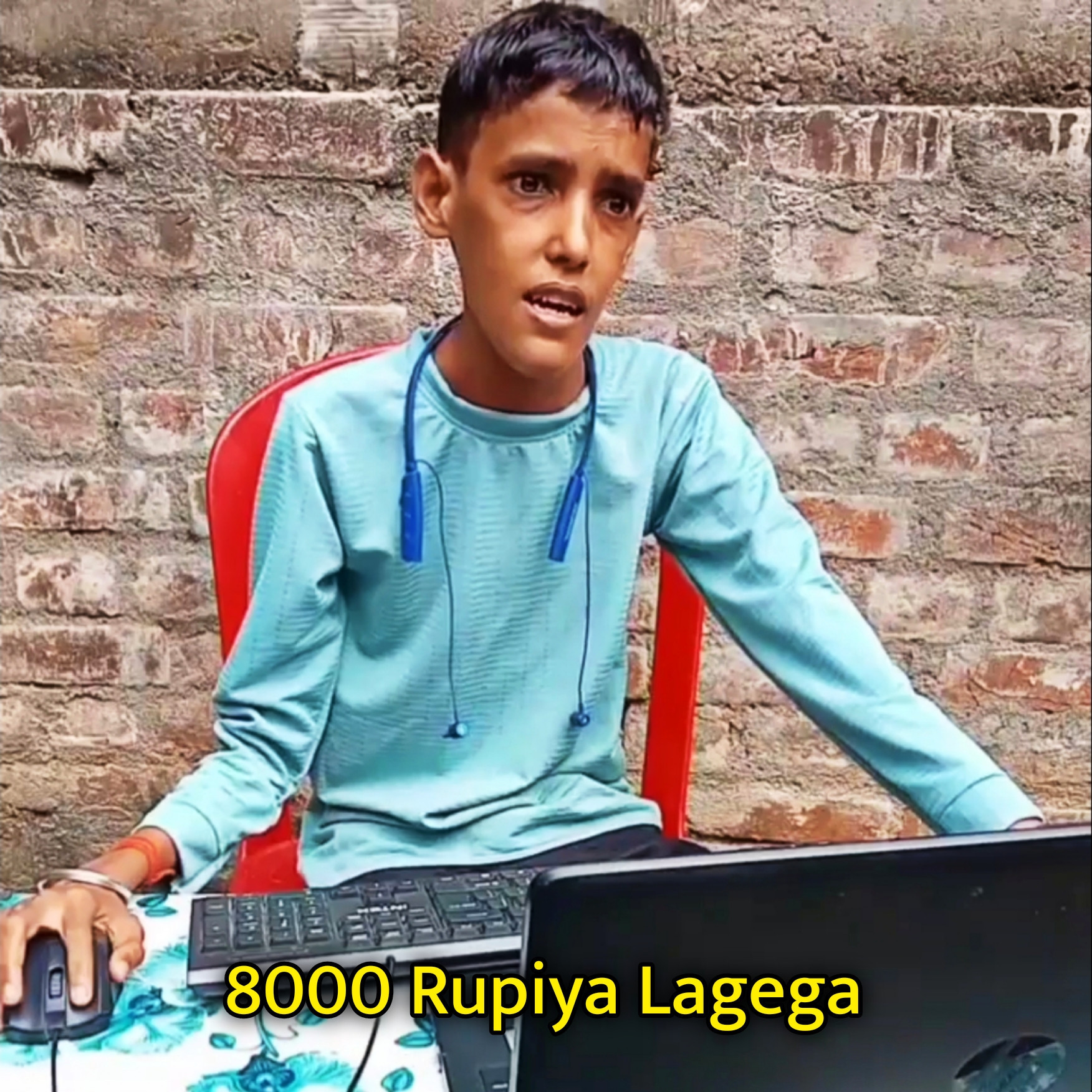 8000 Rupiya Lagega Meme Template