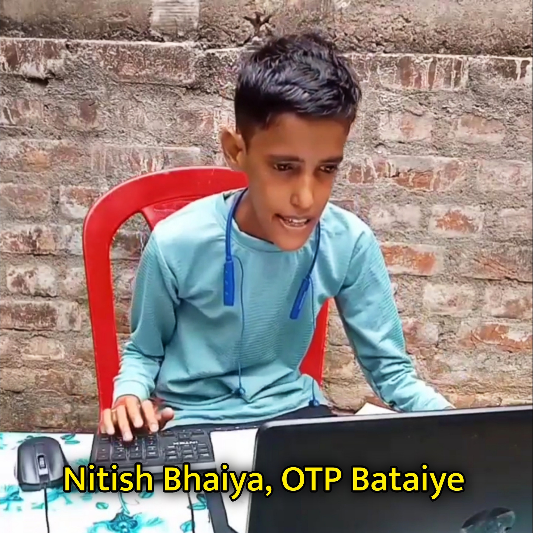 Nitish Bhaiya OTP Bataiye Meme Template