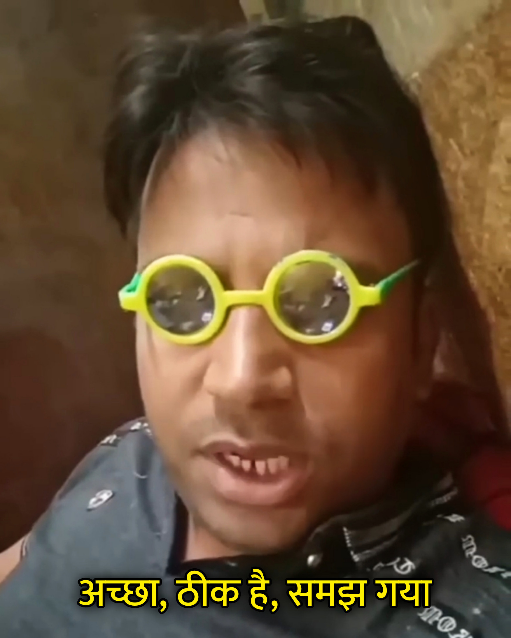Accha, Thik Hai, Samajh Gaya Puneet Superstar Hindi Meme Template Image
