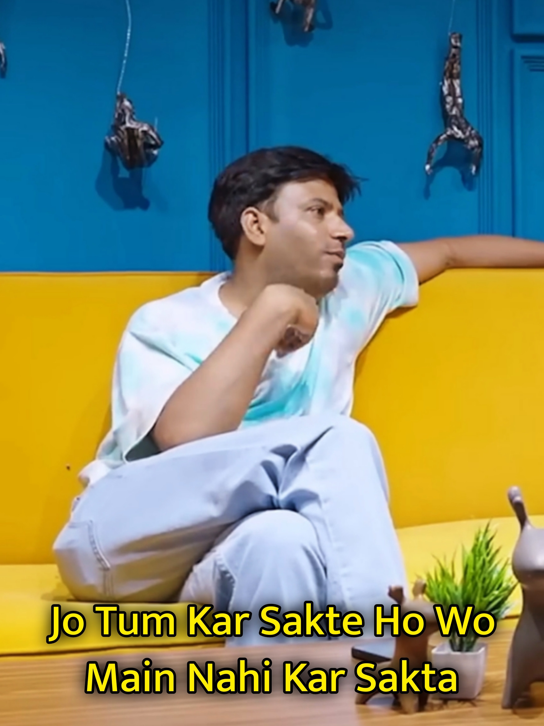Jo Tum Kar Sakte Ho Wo Main Nahi Kar Sakta Meme Template