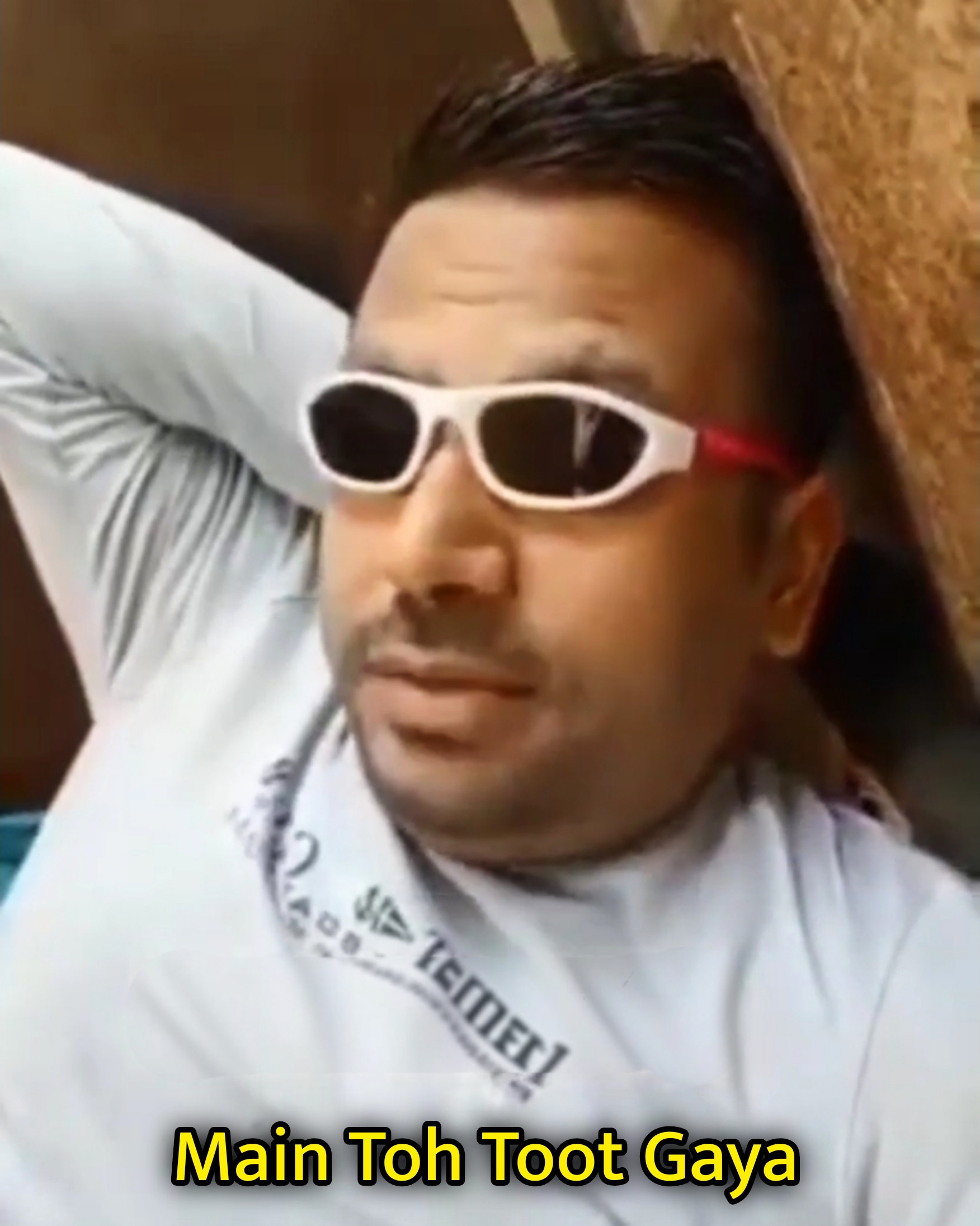Main Toh Toot Gaya Puneet Superstar Meme Template