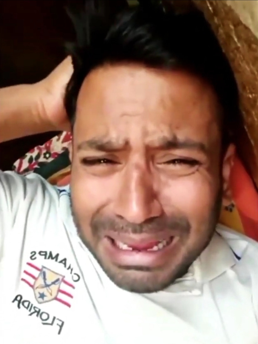 Puneet Superstar Crying and Laughing Blank Meme Template