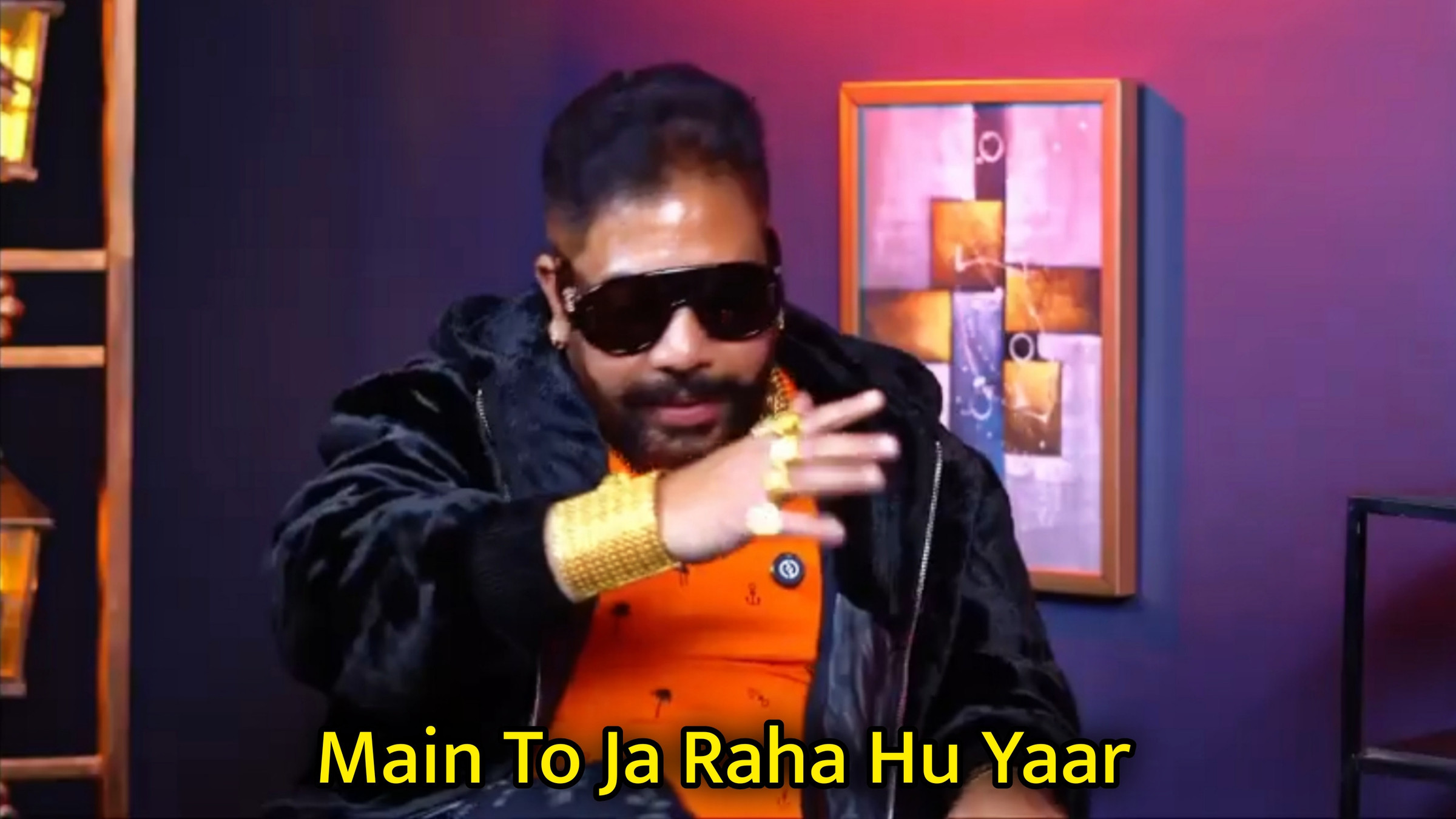 Main To Ja Raha Hu Yaar Raja Gujjar Meme Template