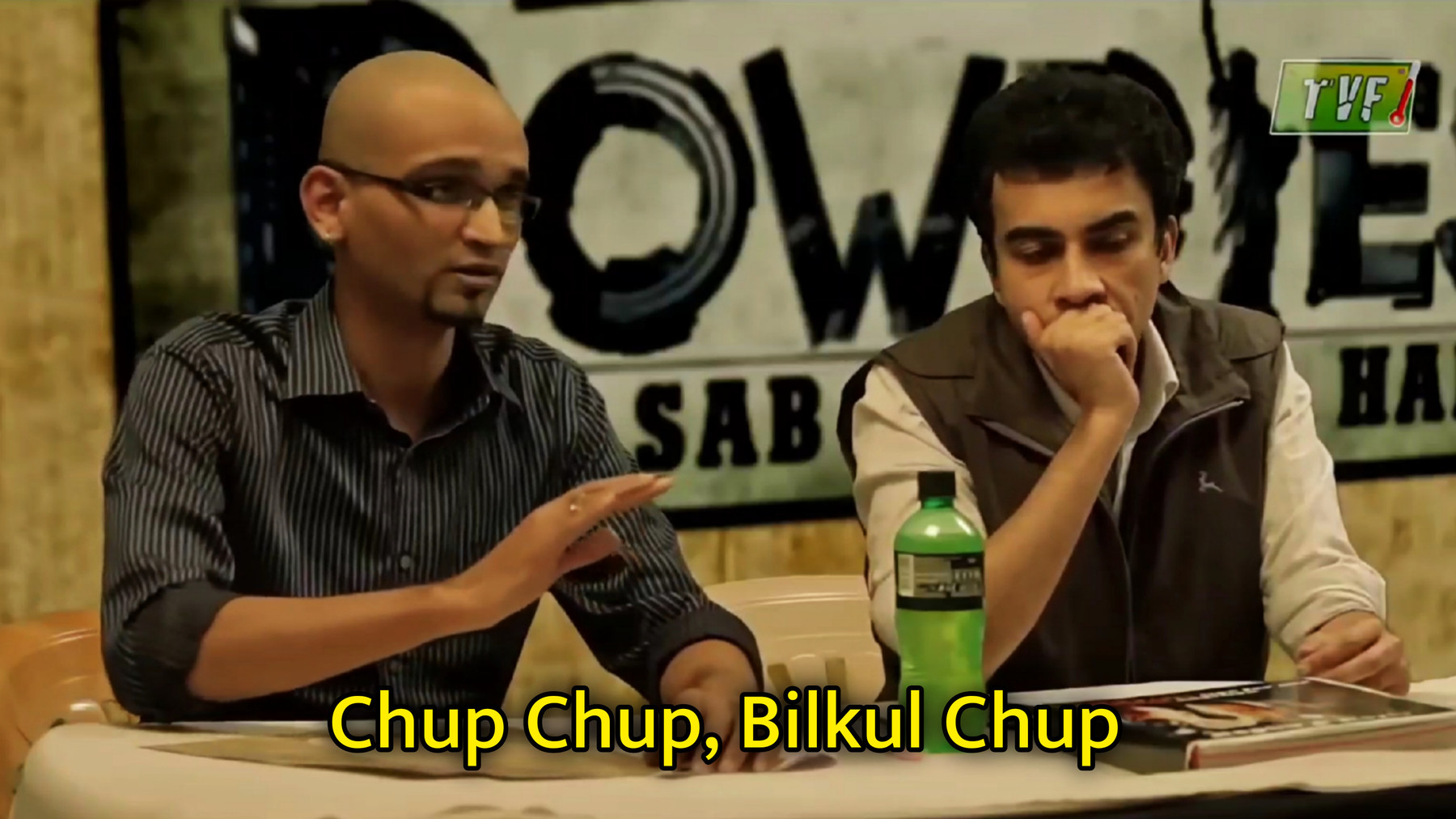 Chup Chup Bilkul Chup Meme Template