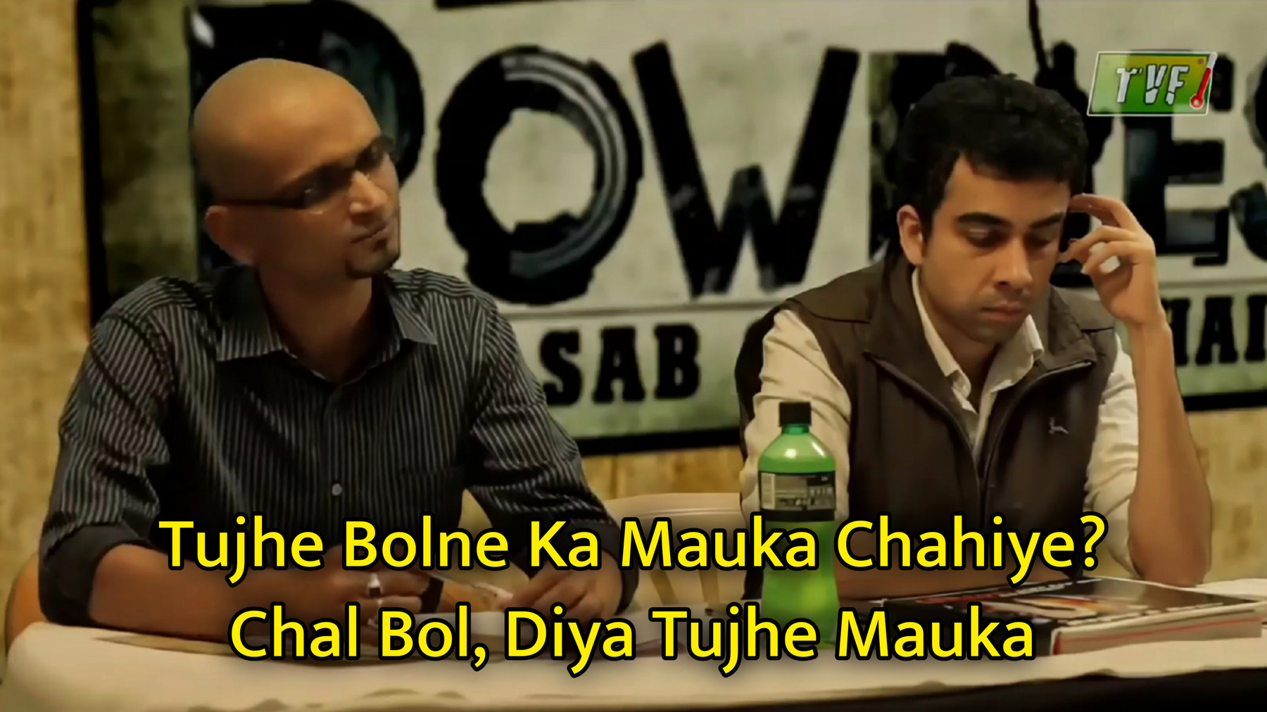 Tujhe Bolne Ka Mauka Chahiye? Chal Bol, Diya Tujhe Mauka Meme Template