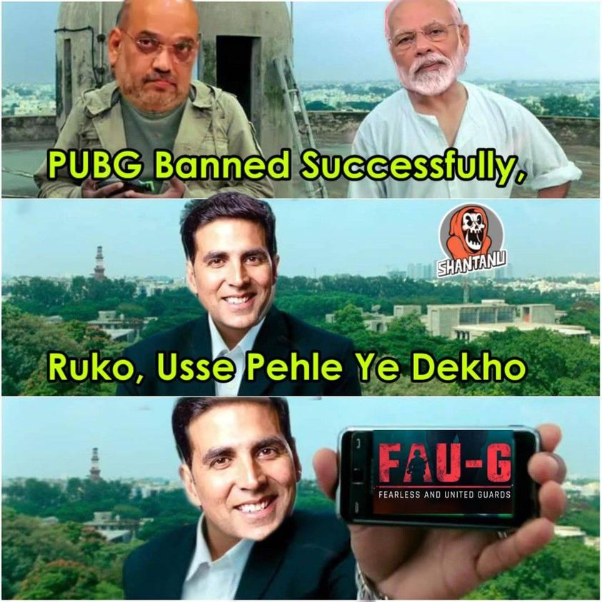 Faug Memes in Hindi 